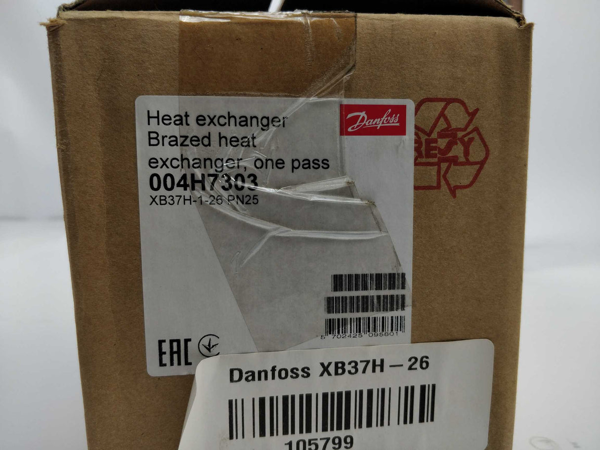 Danfoss 004H7303 XB37H-1-26 PN25 Heat exchanger