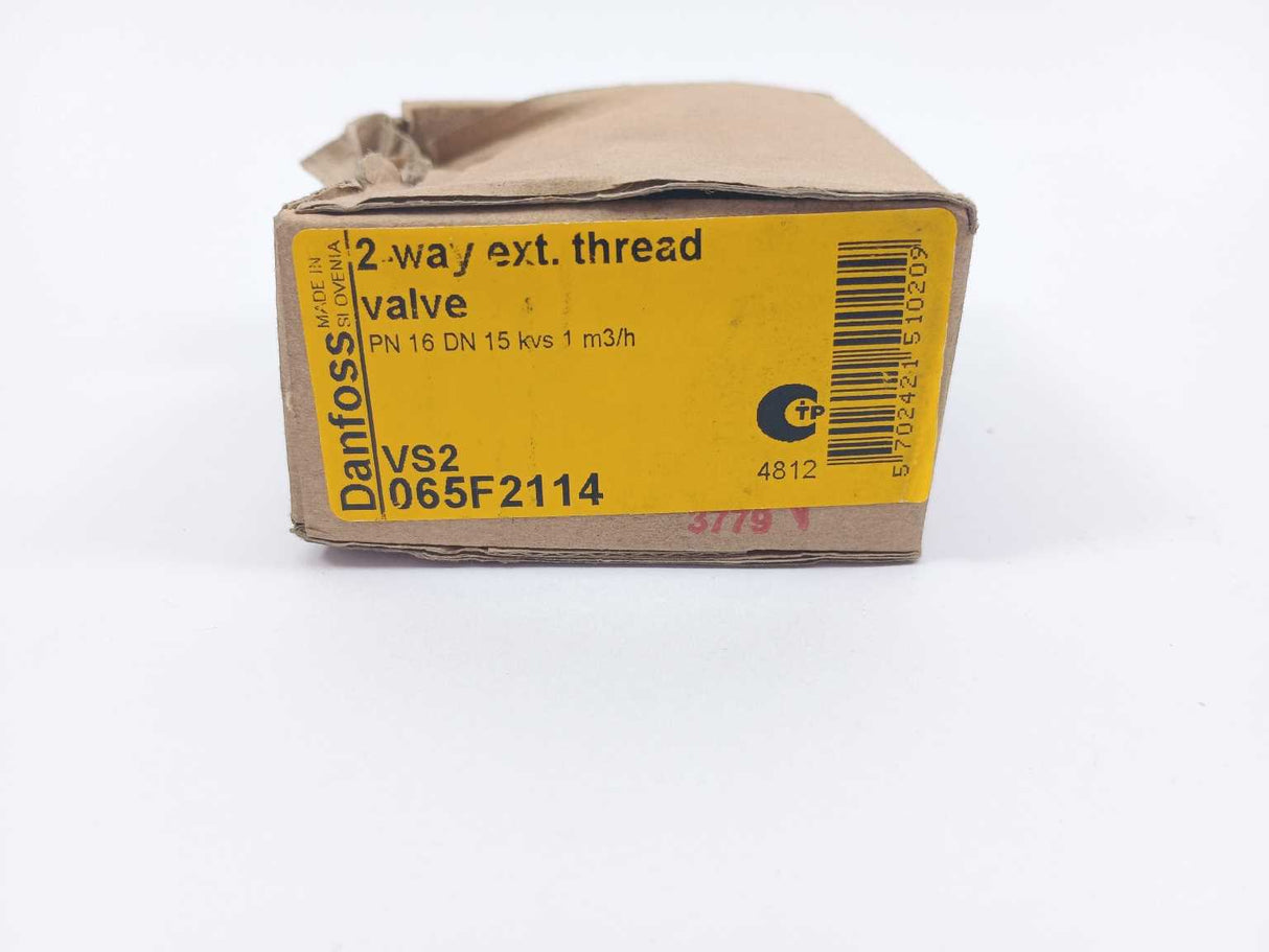 Danfoss 065F2114 2-Way Ext. Thread Valve