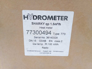 HYDROMETER SHARKY 77300494 SHARKY 773 ULTRASONIC COMPACT ENERGY METER