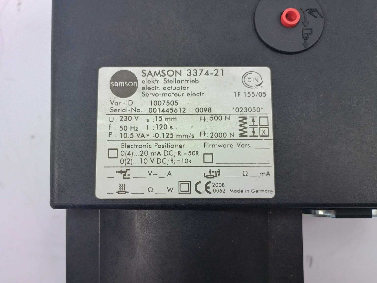 Samson 3374-21 Electric Actuator