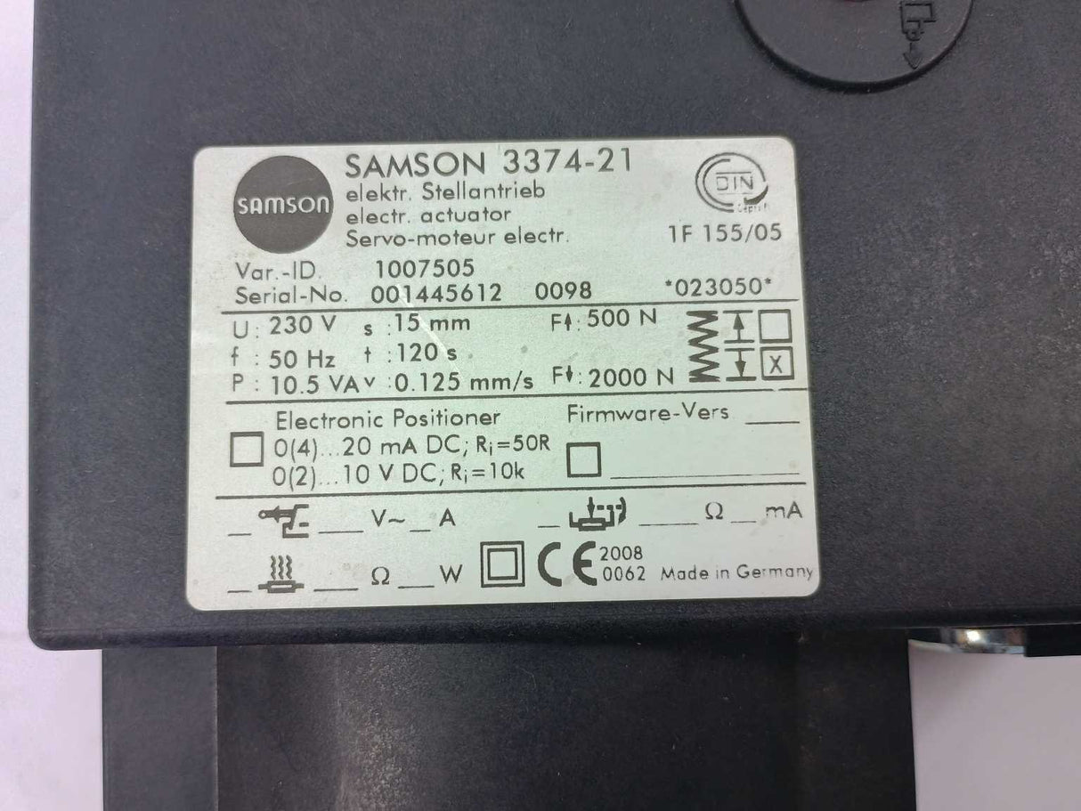 Samson 3374-21 Electric Actuator