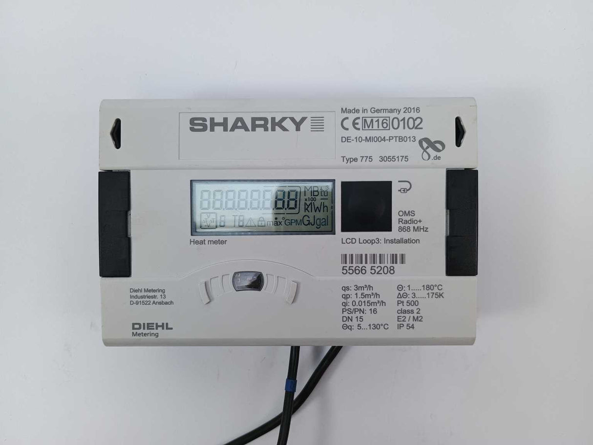 Diehl Metering 30551775 SHARKY 775 Heat Meter