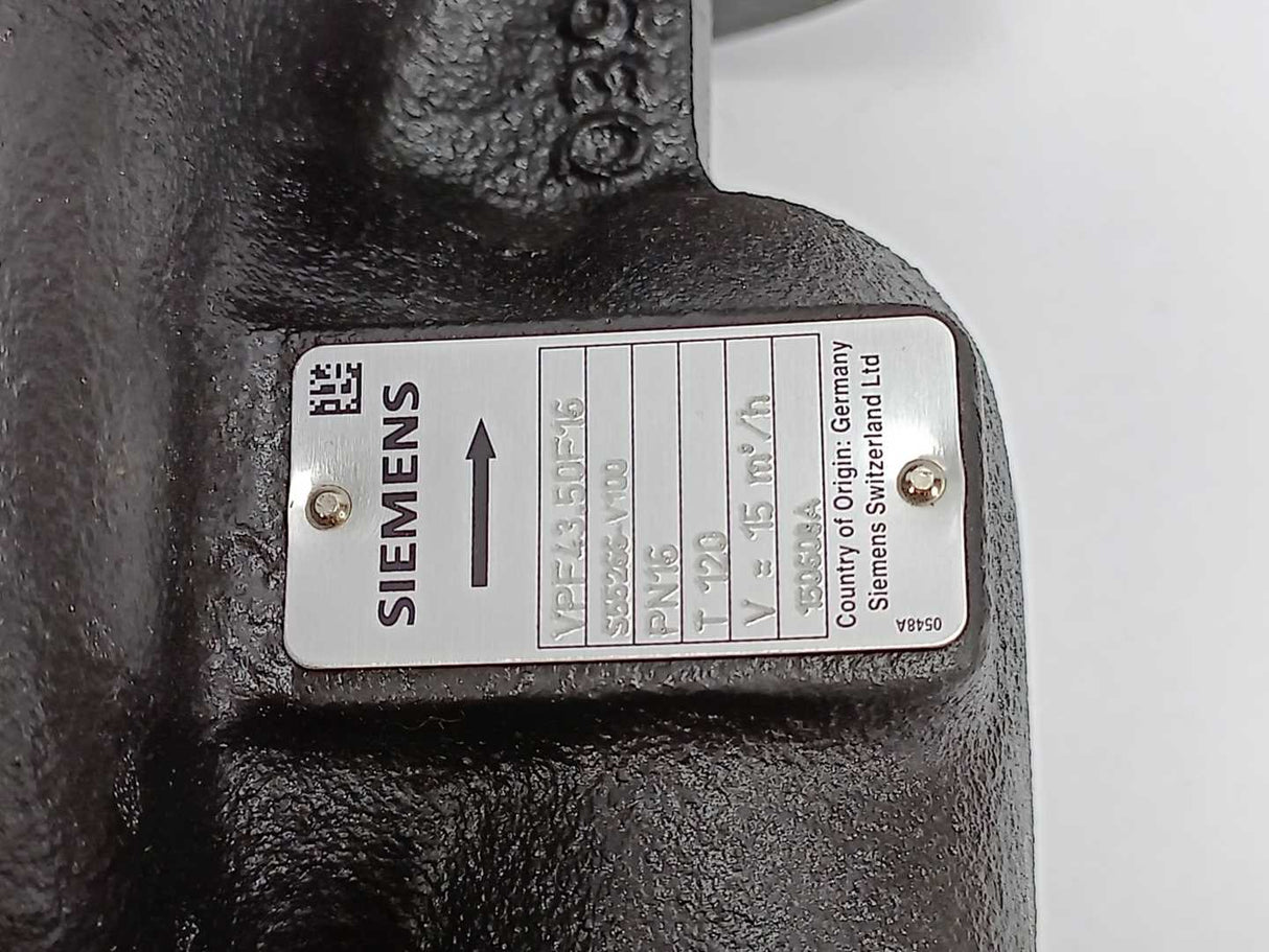 Siemens S55266-V100 VPF43.50F16 Combi valve, flanged