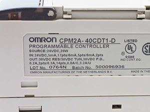 OMRON CPM2A-40CDT1-D Programmable Controller