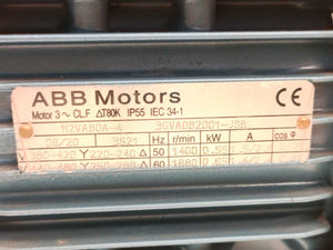 ABB M2VAB0A-4 3GVA0B2001-JSB Motor 3 CLF T80K