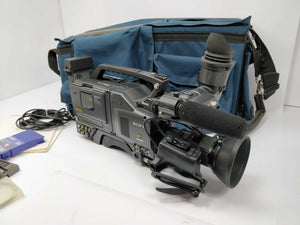 Sony DSR-1P DSP Power Had with DXF-701CE Electronic Viewfinder and VCL-916BYA Zoom Lens and JVC AA-P44E AC Power Adapter Digital Video Casette Recorder