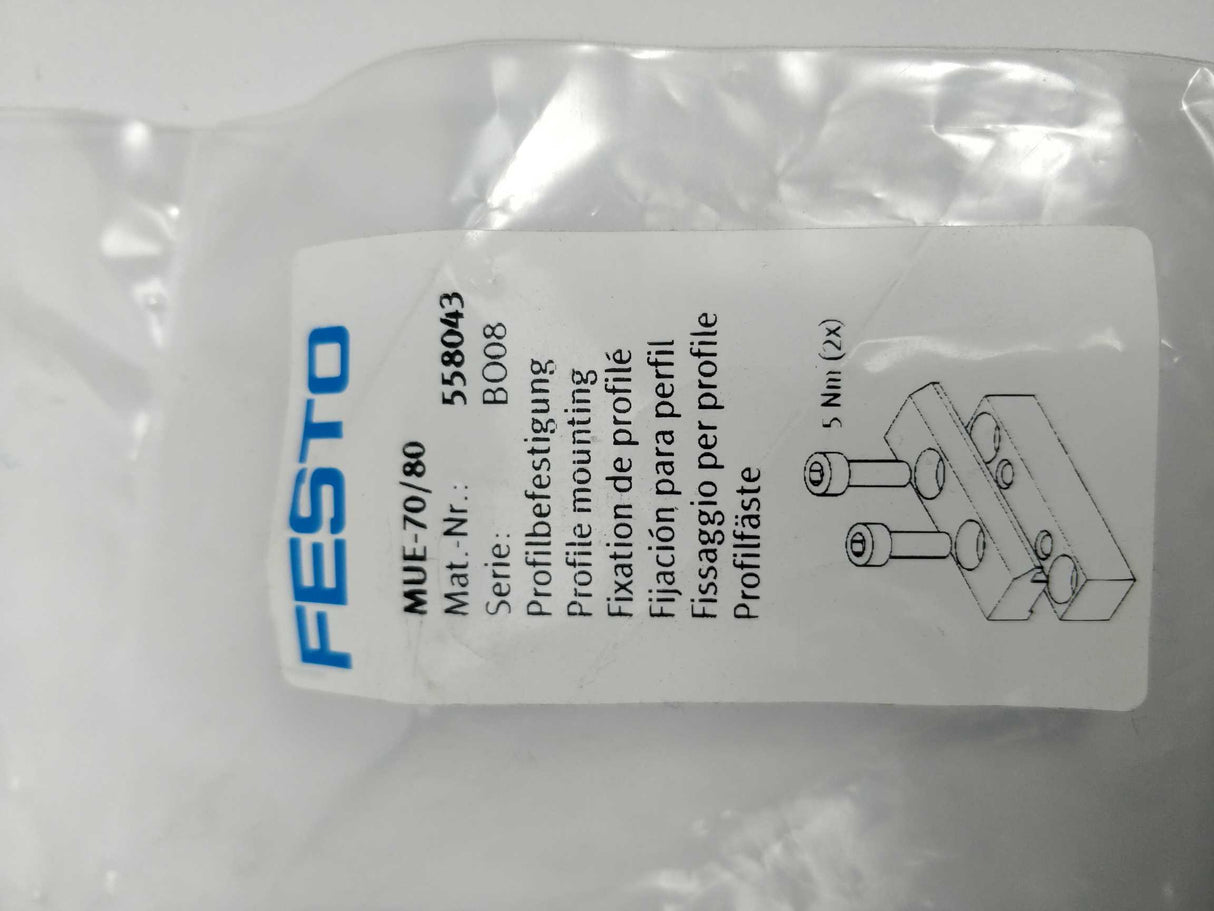 Festo 558043 MUE-70/80 profile mounting