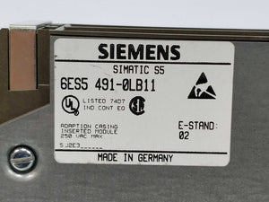 Siemens 6ES5281-4UA11 Counter module E.A0 with 6ES5 491-0LB11