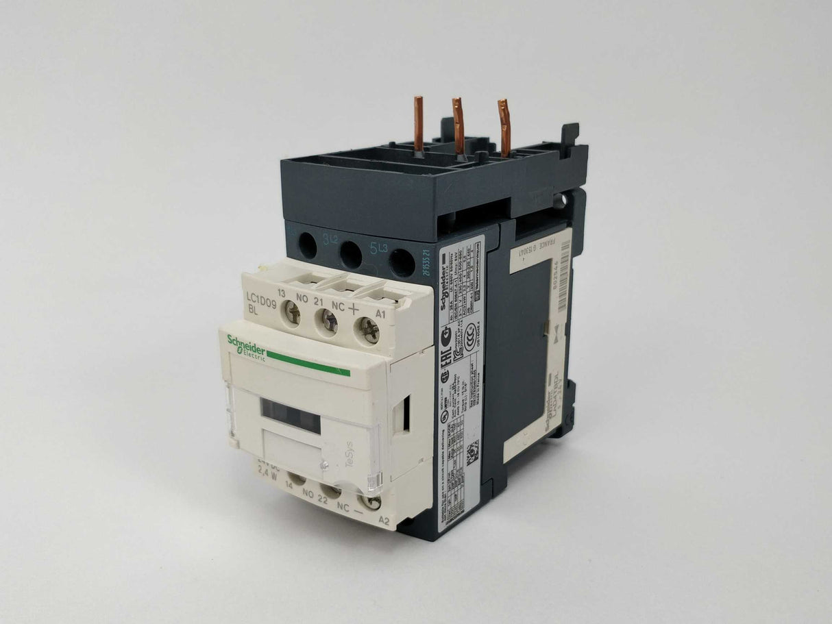 Schneider Electric LC1D09BL TeSys D contactor 24VDC 2,4W