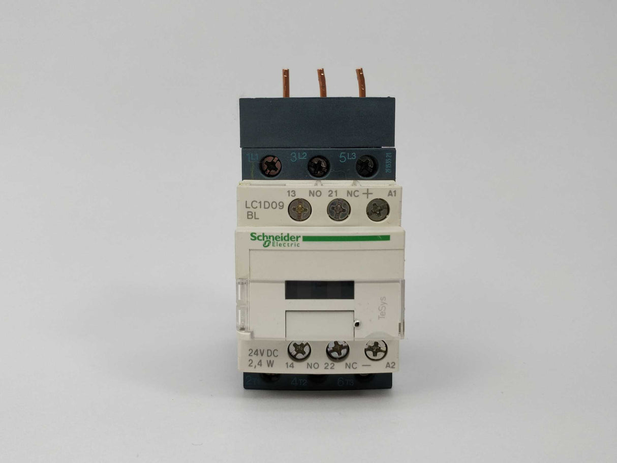 Schneider Electric LC1D09BL TeSys D contactor 24VDC 2,4W