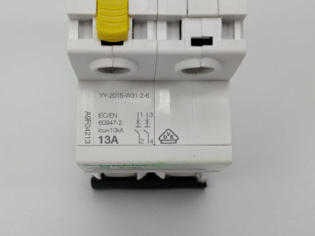 Schneider Electric A9F04213 Miniature Circuit Breaker iC60N C 13A