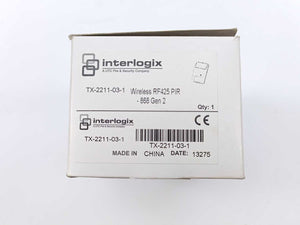 Interlogix TX-2211-03-1 WIRELESS RF425 PIR - 868