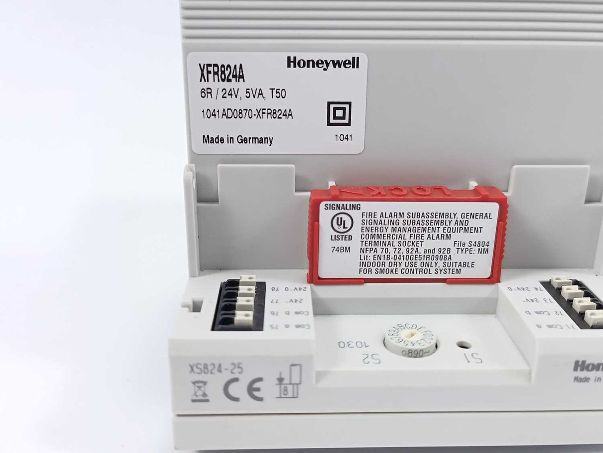 Honeywell XFR824A Pluggable Panel Bus Relay Output Module