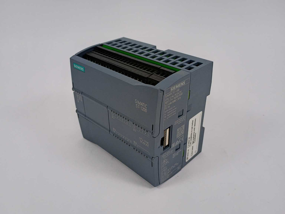 Siemens 6ES7214-1AG40-0XB0 SIMATIC S7-1200 Compact CPU 1214C