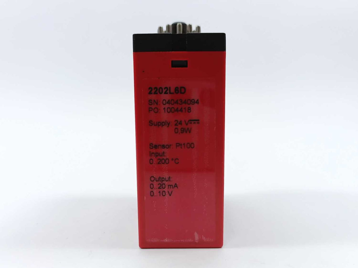 PR Electronics 2202L6D R/I TRANSMITTER Supply: 24V 0,9W