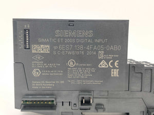 Siemens 6ES7138-4FA05-0AB0 PROFIsafe 4/8 F-DI DC24V & 6ES7193-4CG20-0AA0