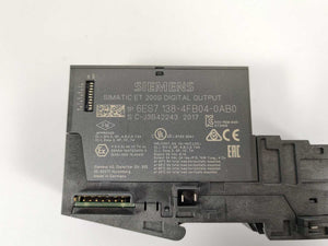 Siemens 6ES7138-4FB04-0AB0 Electronics module PROFIsafe w/ 6ES7193-4CG20-0AA0