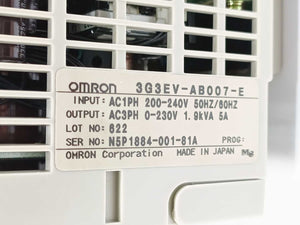 OMRON 3G3EV-AB007-E Compact Low-noise Inverter