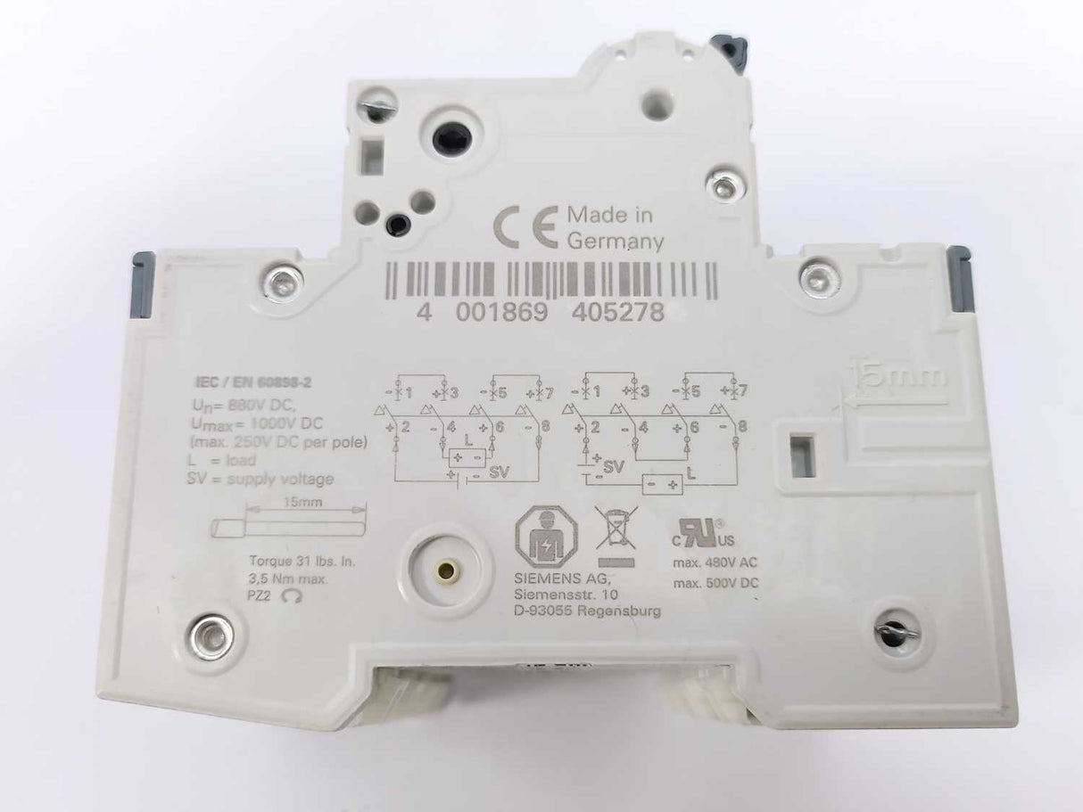 Siemens 5SY5450-7 Circuit Breaker C50