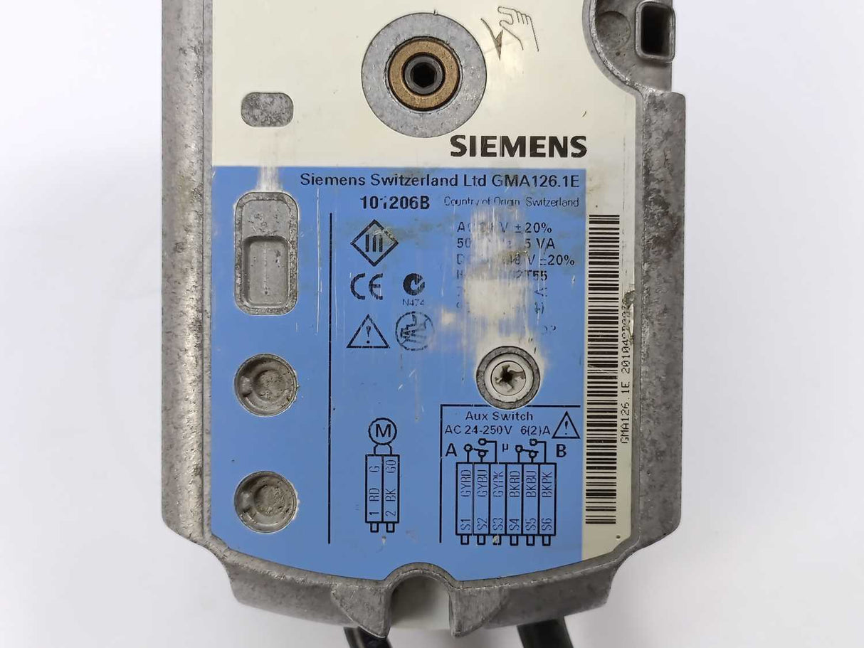 Siemens 54-32T55 Rotary Air Damper Actuator, AC24 V 50/70Hz