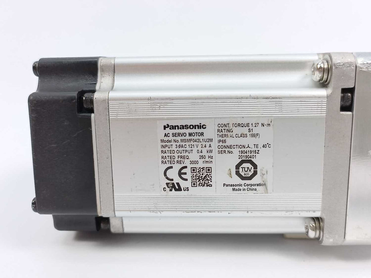 Panasonic  MSMF042L1U2M AC Serco Motor+ 60PLF15K Gear Box