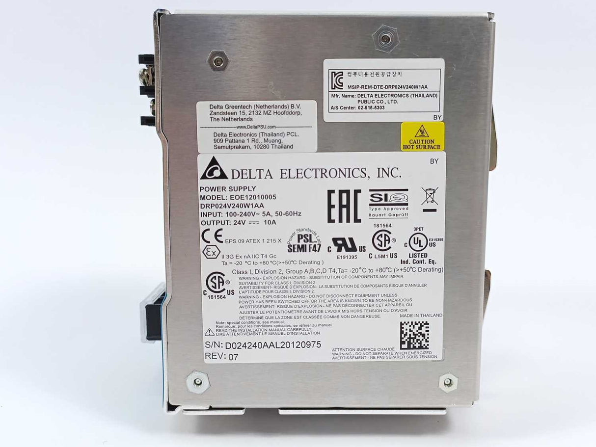 Delta Electronics EOE12010005 Power Supply (DRP024V240W1AA)