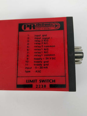 PR Electronics 2238 A3C Limit Switch