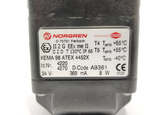 NORGREN 4220 / 4270 A9361 SOLENOID COIL