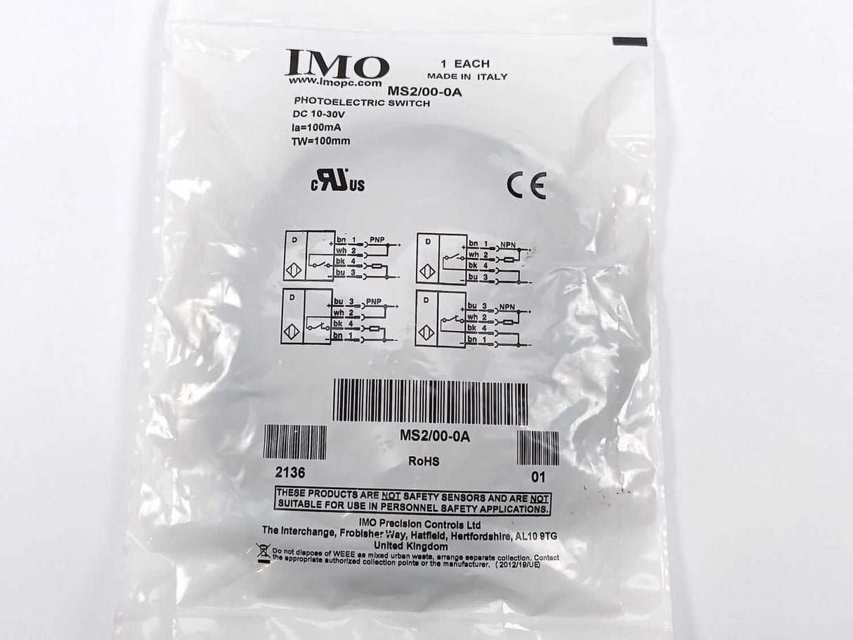 IMO MS2/00-0A M18 Photoelectric Switch