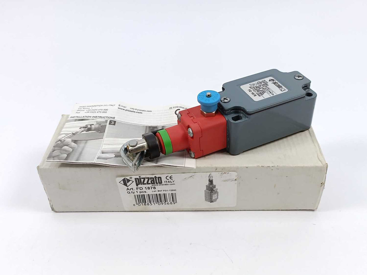 Pizzato FD 1878 Rope safety switch with reset for emergency stop