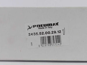 Pneumax 2435.52.00.29.12 G1/8 18mm FLAT 5/2 External Solenoid/Spring