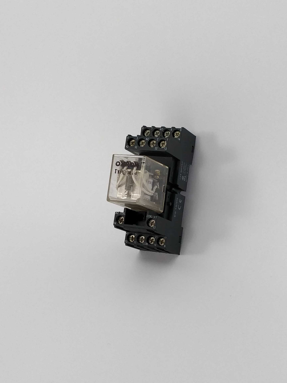 Custom Connector ES15/4N Relay socket + Omron MY4 relay 4pcs