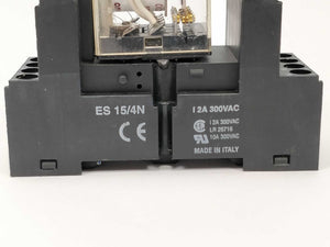 Custom Connector ES15/4N Relay socket + Omron MY4 relay 4pcs