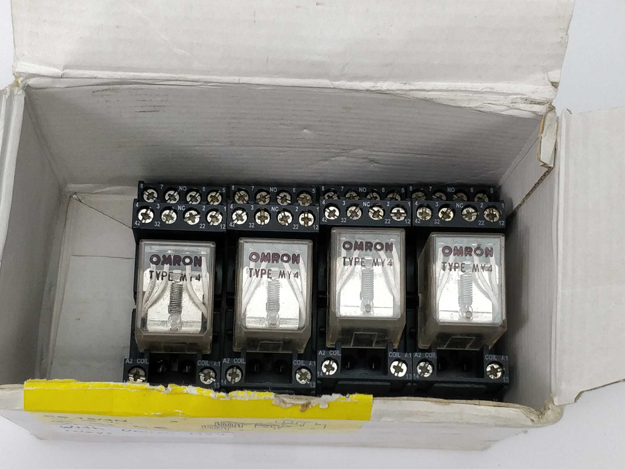 Custom Connector ES15/4N Relay socket + Omron MY4 relay 4pcs