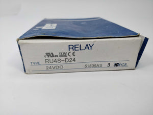 Idec RU4S-D24 Relay 24VDC 3pcs