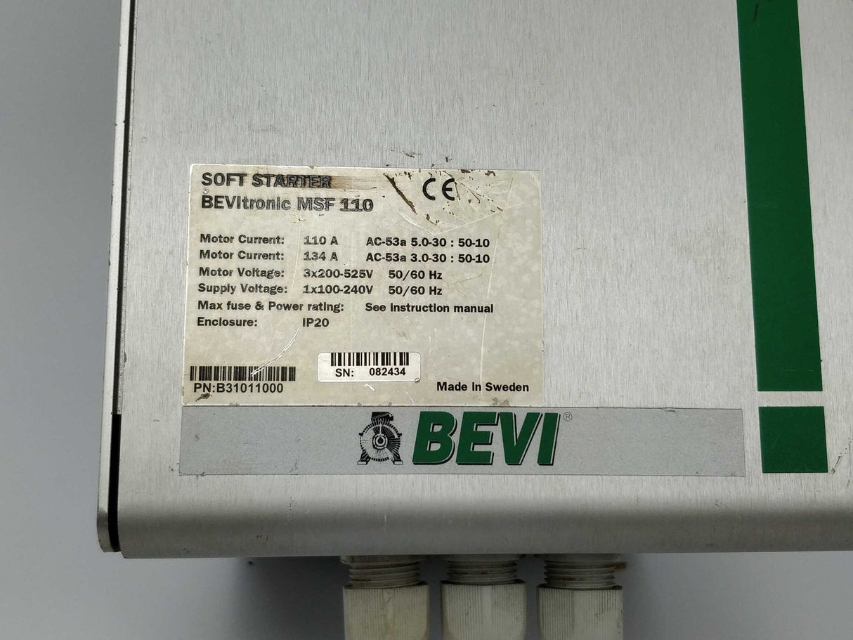 Bevi Bevitronic MSF 110 Soft starter