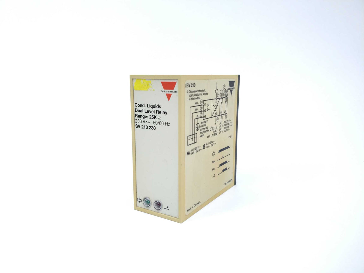 Carlo Gavazzi SV210-230 Dual Level relay 230V 50/60Hz