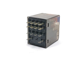 Schrack PT570L24 Plug-in Relay 14 pin 4 C/O 24VDC 6A with LED + PT78704