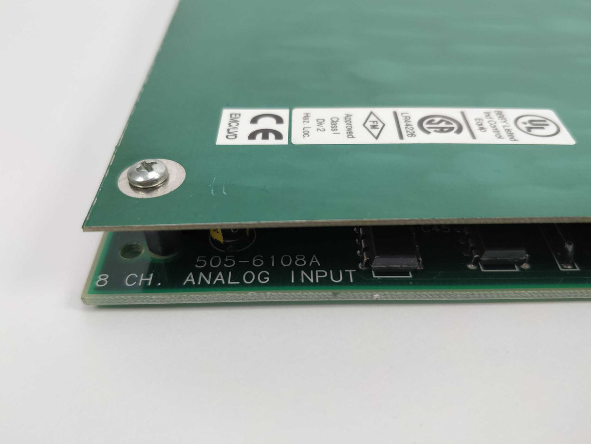 Siemens 505-6108A 8-Channel Analog input, Version 01