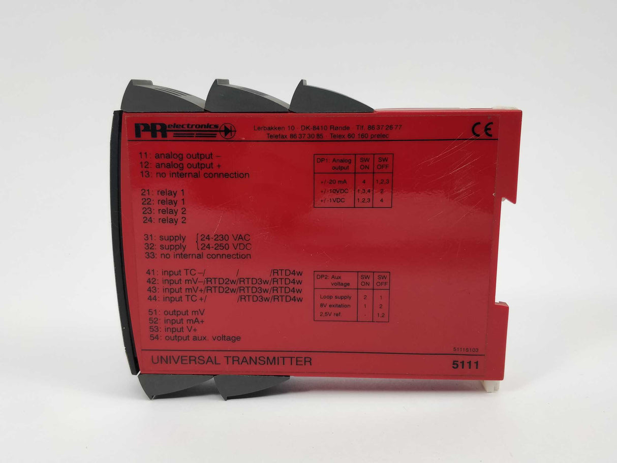 PR Electronics 5111 A21 Universal transmiter V3.01