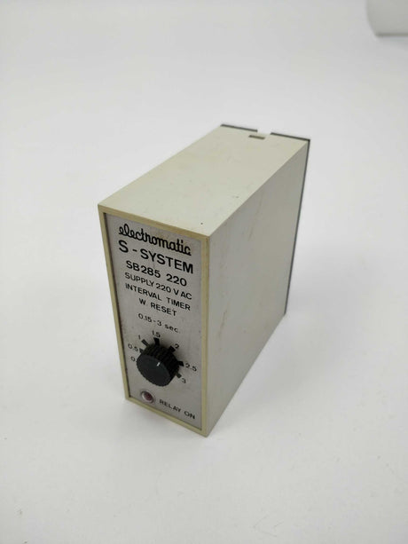 Electromatic SB 285 220 Interval Timer w. Reset