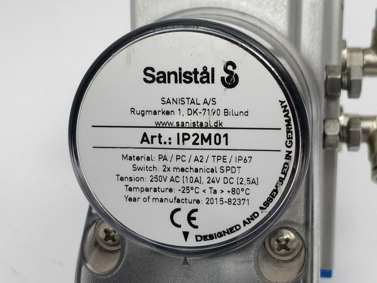 SOCLA AP10714-PA052SR Pneumatic actuator & Sanistål IP2M01