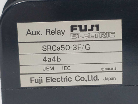 Fuji Electric SRCa50-3F/G Auxiliary relay