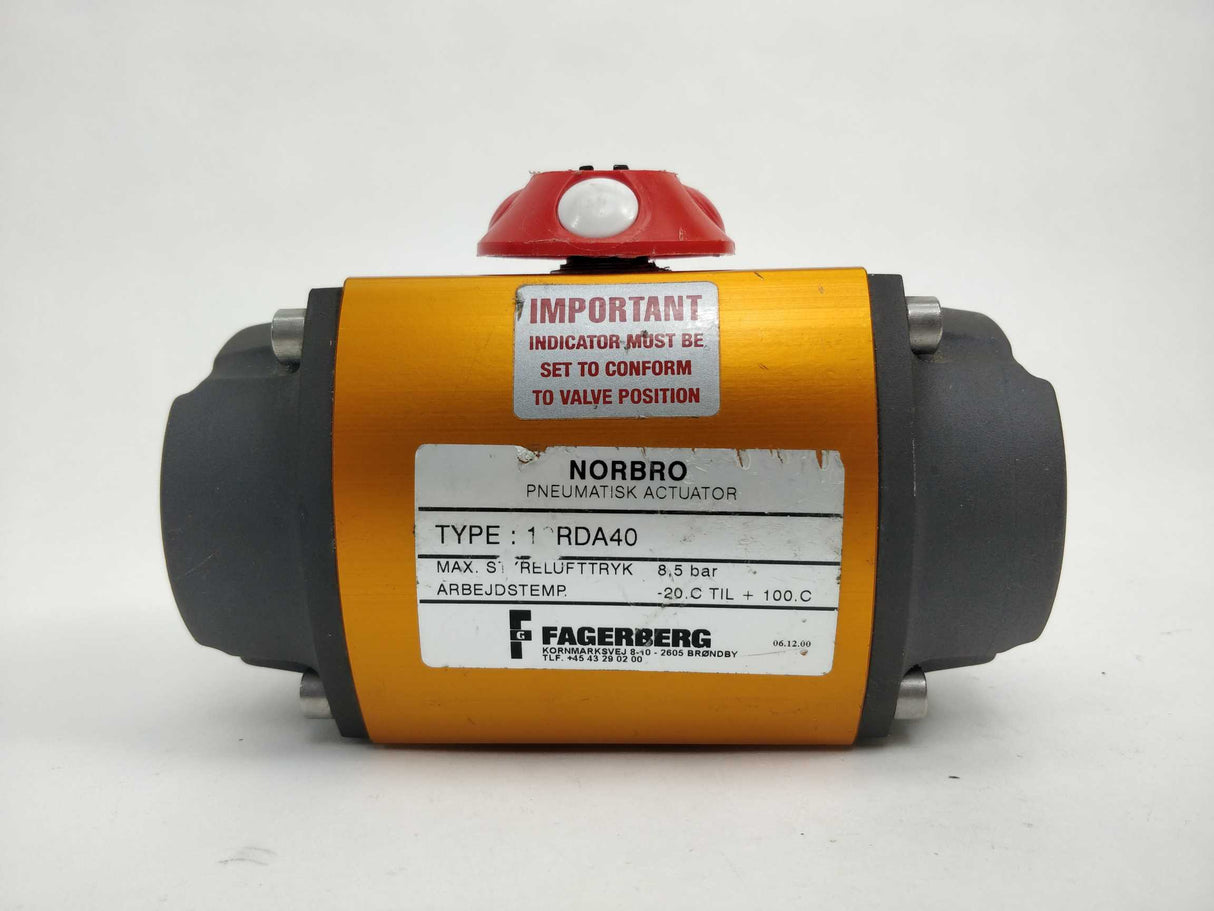 Norbro 10-RDA40-1SDBE0-D Pneumatic Actuator