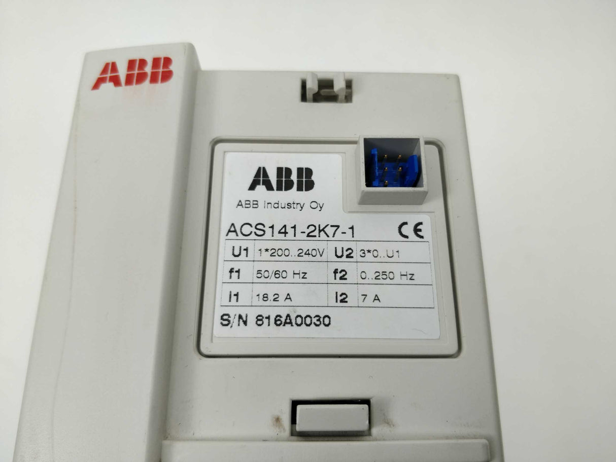 ABB ACS141-2K7-1 Control of AC Induction Motors