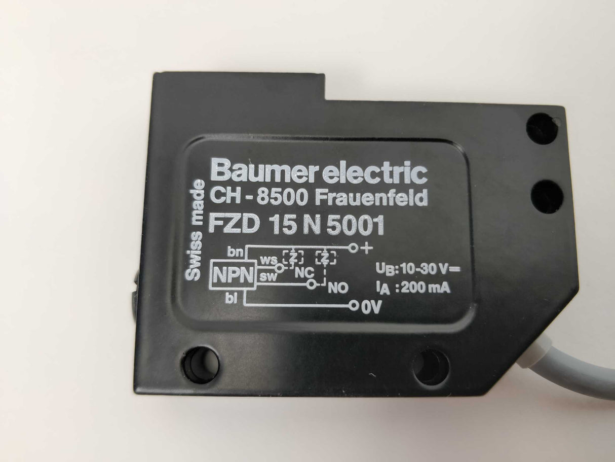 BAUMER ELECTRIC FZD 15N5001 Sensor