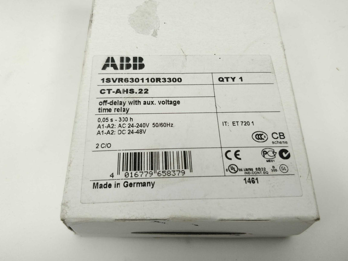 ABB 1SVR630110R3300 CT-AHS.22