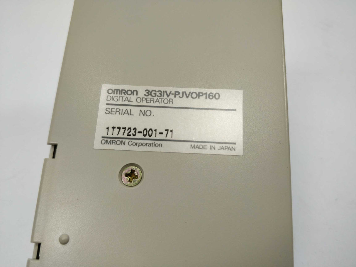 OMRON 3G3IV-PJVOP160 Digital operator