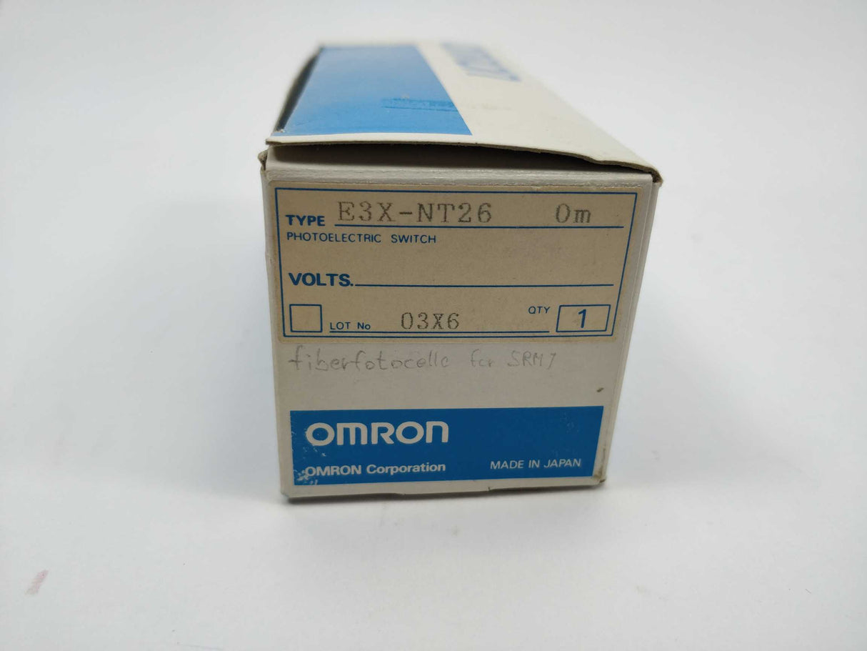 OMRON E3X-NT26 Fiber-Optic Sensor