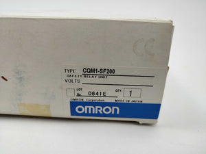 OMRON CQM1-SF200 Safety Relay Unit